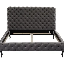 KARE Design Lit Desire haut gris argenté 160x200cm><noscript><img width=