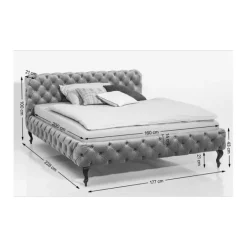KARE Design Lit Desire velvet rose 160x200cm><noscript><img width=