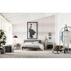 KARE Design Lit Desire Velvet Silver Grey 200x200cm><noscript><img width=