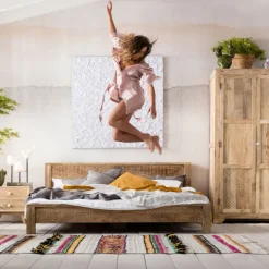 KARE Design Lit en bois Puro 160x200cm><noscript><img width=