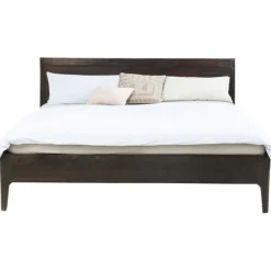 KARE Design Lit en boix Brooklyn noyer 180x200cm><noscript><img width=