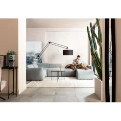KARE Design Lucca élément d angle gauche gris 89cm> Meubles