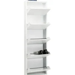 KARE Design Meuble à chaussures Caruso 5 blanc (Mailorder)><noscript><img width=