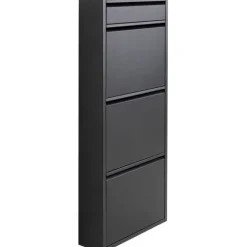 KARE Design Meuble à chaussures Caruso 3+1 noir (MO)><noscript><img width=