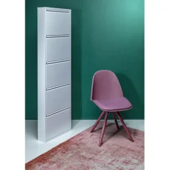 KARE Design Meuble à chaussures Caruso 5 blanc><noscript><img width=
