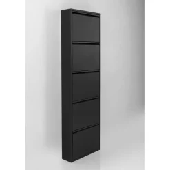 KARE Design Meuble à chaussures Caruso 5 noir (MO)><noscript><img width=