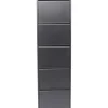 KARE Design Meuble à chaussures Caruso 5 anthracite (Mailorder> Meubles