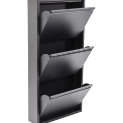KARE Design Meuble à chaussures Caruso 3 anthracite (MO)><noscript><img width=