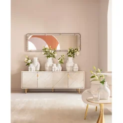 KARE Design Miroir Betsy Frame métal 55x165cm> Meubles