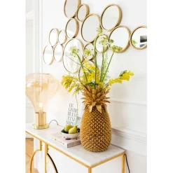 KARE Design Miroir Bubbles laiton 138x93cm><noscript><img width=