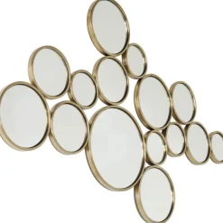 KARE Design Miroir Bubbles laiton 138x93cm><noscript><img width=