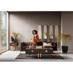 KARE Design Miroir Clip Black 32x177cm> Meubles