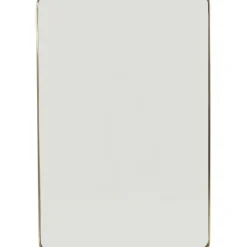 KARE Design Miroir Curve laiton 80x120cm> Meubles