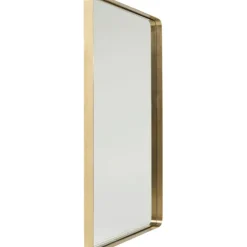 KARE Design Miroir Curve laiton 80x120cm><noscript><img width=