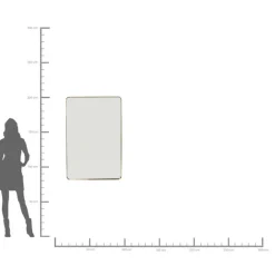 KARE Design Miroir Curve laiton 80x120cm><noscript><img width=