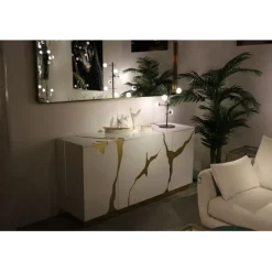KARE Design Miroir Curve laiton 70x200cm><noscript><img width=