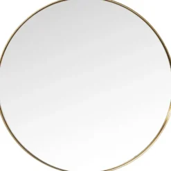 KARE Design Miroir Curve MO laiton Ø100> Meubles