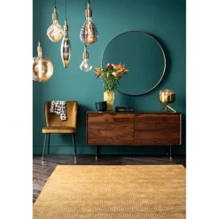 KARE Design Miroir Curve MO laiton Ø100><noscript><img width=