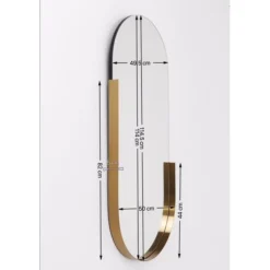 KARE Design Miroir Hipster ovale 50x114cm><noscript><img width=