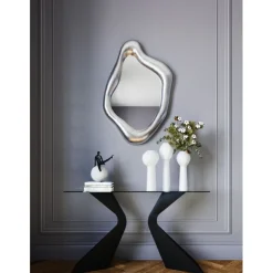 KARE Design Miroir Hologram argenté 117x68cm> Meubles