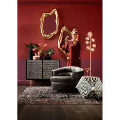 KARE Design Miroir Hologram doré 117x68cm> Meubles