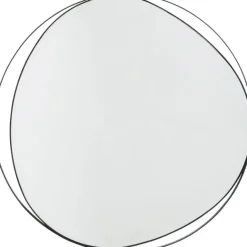 KARE Design Miroir mural Bonita noir Ø80cm> Meubles