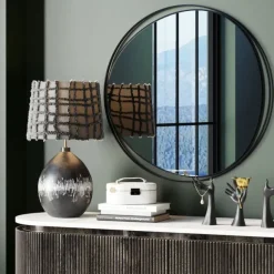 KARE Design Miroir mural Bonita noir Ø80cm><noscript><img width=