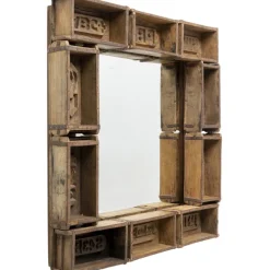KARE Design Miroir mural Brick 90x90cm> Meubles