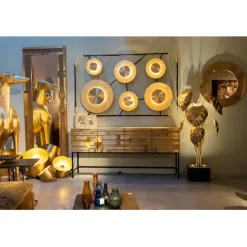 KARE Design Miroir mural Futuro Ø80cm> Meubles