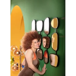 KARE Design Miroir mural Nastro noir 80x114cm><noscript><img width=
