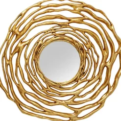 KARE Design Miroir mural Twiggy doré Ø121cm> Meubles