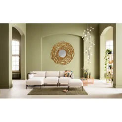 KARE Design Miroir mural Twiggy doré Ø121cm><noscript><img width=