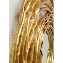 KARE Design Miroir mural Twiggy doré Ø121cm><noscript><img width=
