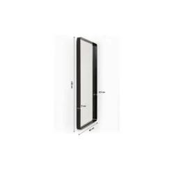 KARE Design Miroir Ombra Soft noir 120x60cm><noscript><img width=