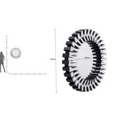 KARE Design Miroir Sprocket Ø92cm><noscript><img width=