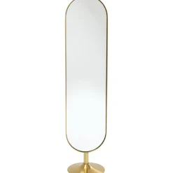 KARE Design Miroir sur pied Curve laiton 40x170cm> Meubles