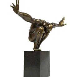 KARE Design Objet décoratif athlète bronze 75cm><noscript><img width=