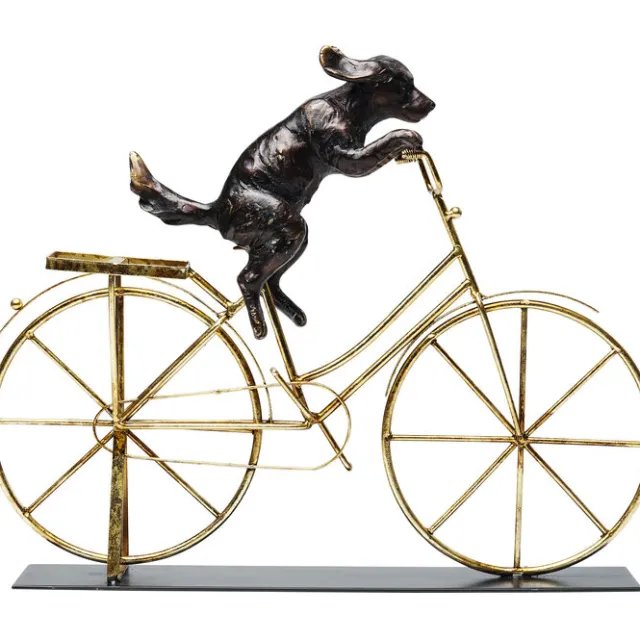 KARE Design Objet décoratif Dog With Bicycle 44cm> Accessoires