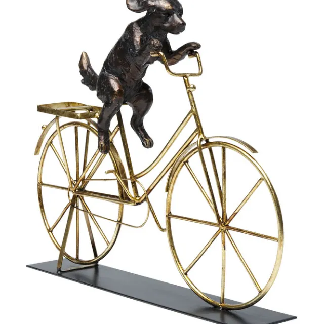 KARE Design Objet décoratif Dog With Bicycle 44cm> Accessoires