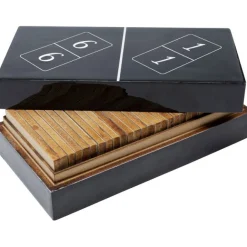 KARE Design Objet décoratif Domino noir 24x7cm><noscript><img width=