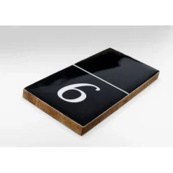 KARE Design Objet décoratif Domino noir 24x7cm><noscript><img width=