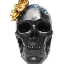 KARE Design Objet décoratif Flower Skull 22cm> Accessoires