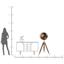 KARE Design Objet décoratif Globe Earth noir><noscript><img width=