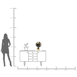 KARE Design Objet décoratif Globe Top doré 47cm><noscript><img width=