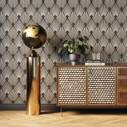 KARE Design Objet décoratif Globe Top doré 132cm> Accessoires