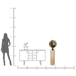 KARE Design Objet décoratif Globe Top doré 132cm><noscript><img width=