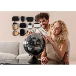 KARE Design Objet décoratif Globe Top noir 40cm><noscript><img width=