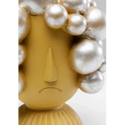 KARE Design Objet décoratif Hairstyle jaune 19cm><noscript><img width=