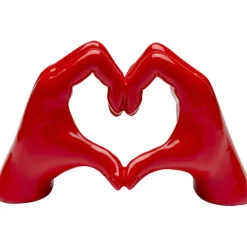 KARE Design Objet décoratif Heart Hands rouge 12cm> Accessoires
