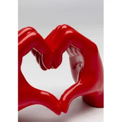 KARE Design Objet décoratif Heart Hands rouge 12cm><noscript><img width=